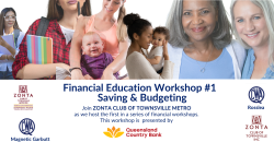 Financial Literacy Seminar - Budgeting & Savings @ VON STIEGLITZ MEETING ROOM, Riverview Library